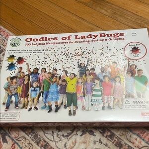 New Sensational Math Oodles of LadyBugs Counting Manipulative Set